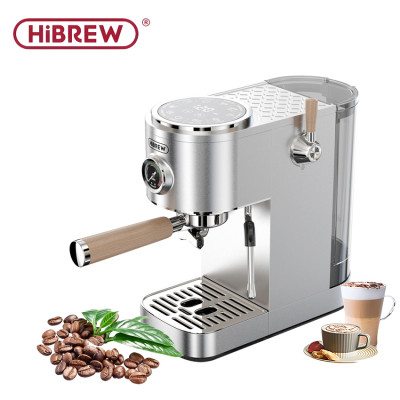 Máy pha cà phê Cappuccino, Ristretto, Espresso, Latte chuyên nghiệp. Thương hiệu Mỹ cao cấp HiBREW - H13. Hàng chính hãng