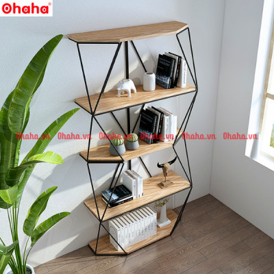 KỆ TRANG TRÍ PHÒNG KHÁCH THIẾT KẾ SANG TRỌNG OHAHA - KTT015