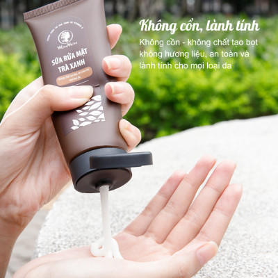 Bộ chăm sóc da mặt khỏe mạnh, body trắng mịn Wonmom (1 sữa rửa mặt + 1 kem sữa nghệ)