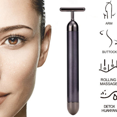 Bút Mát Xa Xóa Bọng Mắt Nâng Cơ Căng Da Mặt Chống Lão Hoá Tặng Kèm Pin AA Rung Mạnh Loại Xịn (Tặng Kèm 1 Móc Khoá) (Official Bilaha)