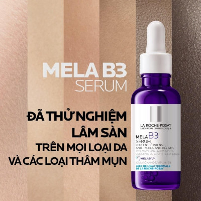 Serum La Roche Posay Dưỡng Sáng Mờ Thâm Nám Mela B3 30ml
