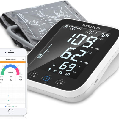 Máy đo huyết áp bắp tay Jumper HA-121 chứng nhận FDA Hoa Kỳ ( Bluetooth+ APP điện thoại)