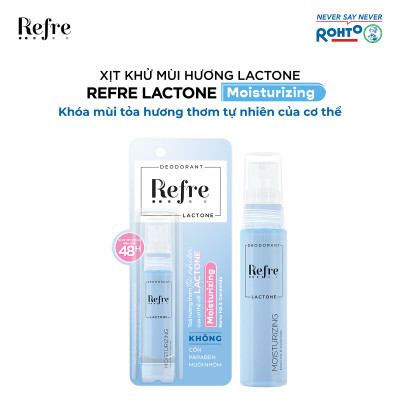 Xịt khử mùi, khóa mùi tỏa hương thơm tự nhiên cơ thể Refre Lactone Moisturizing 30ml
