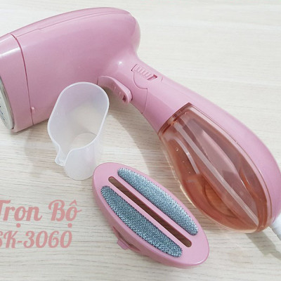 Bàn là, bàn ủi hơi nước cầm tay đứng gấp gọn , bàn là hơi nước cầm tay SOKANY 3060 - 1500W, là nhanh mọi loại vải không lo mỏi tay - HÀNG CHÍNH HÃNG