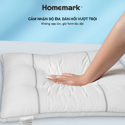 Ruột Gối Kiều Mạch Homemark Cao Cấp - Hỗ Trợ Giấc Ngủ Sâu, Êm Ái, Tự Nhiên, Thoáng Khí - Kích Thước 50x70cm