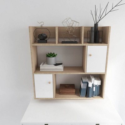 Giá đỡ sách trưng bày phòng khách treo tường SMLIFE Wildstar