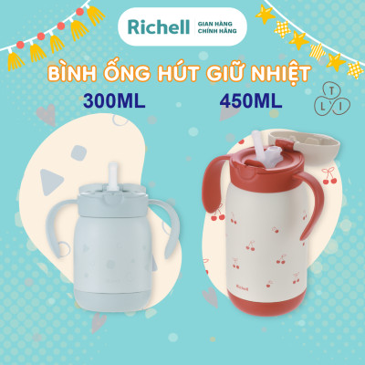 Bình giữ nhiệt có ống hút RICHELL Nhật TLI | Baby