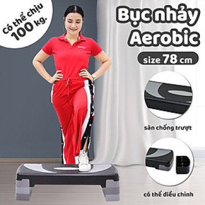 BG Bục dậm nhảy  size 78cm tập aerobic step giảm cân toàn thân hiệu quả (hàng nhập khẩu)