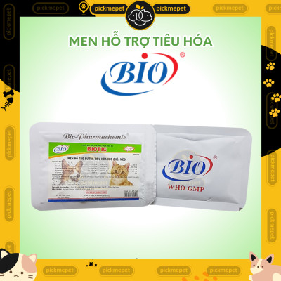 Men Bio Biotic Hỗ Trợ Tiêu Hóa Cho Chó Mèo