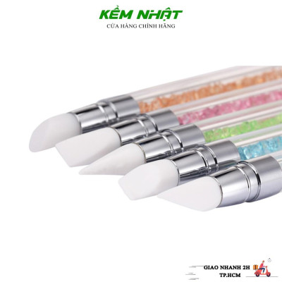 Set Bút Silicon Cán Đá 2 Đầu Dùng Đính Đá - Nặn Hoa - Dán Foil