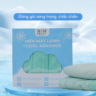 [CHĂN HÈ MÁT LẠNH] Mền lạnh I Cool Advance NIN House NM8036 160x210cm | Chăn chần bông Ice Silk lạnh như tencel, Chăn điều hoà nhiều độ
