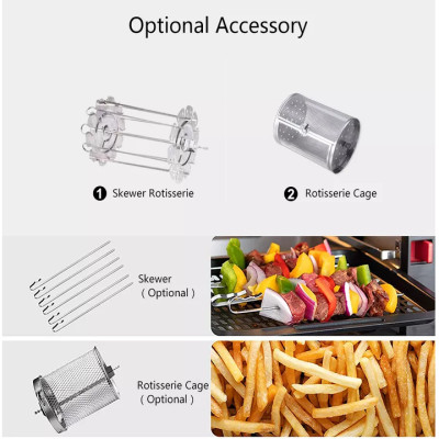 Nồi chiên không dầu điện tử dung tích lớn 12 Lít Biolomix MA510T-Hàng chính hãng 