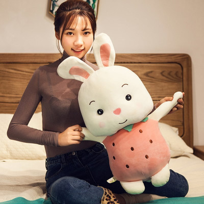 Gấu Bông Thỏ Trái Cây Siêu Mềm Mịn Siêu Đáng Yêu (25cm---->60cm) Vải Miniso 4 Chiều Mềm Mại Êm Ái, An Toàn Cho Người Sử Dụng