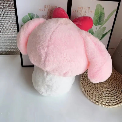 Gấu bông Melody ôm dâu đáng yêu - Size 22cm - Quà tặng gấu bông Kuromi mềm mại cao cấp - Gối ôm cho bé.