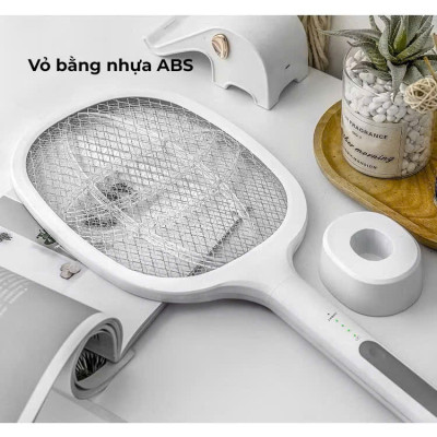 Vợt muỗi kiêm đèn bắt muỗi cao cấp 2 trong 1 tự động thông minh pin 1200mAh sạc 1 lần dùng đến 25 ngày - Hàng chính hãng