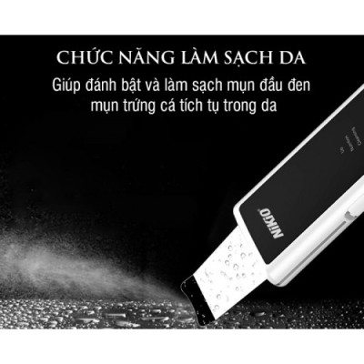 Máy Sủi Da Tẩy Tế Bào Chết Nikio NK-122 (2in1)- Massage Nâng Cơ Mặt Hỗ Trợ Tạo Hình Vline, Xóa Nhăn, Chống Lão Hóa, Săn Chắc Da, Làm Sạch Da Chuyên Nghiệp