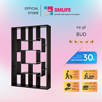 Giá đỡ sách gỗ công nghiệp thiết kế đẹp SMLIFE Bud