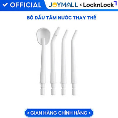 Bộ 4 đầu tăm nước thay thế LocknLock ENR146WHT_RB, Hàng chính hãng, dùng cho máy tăm nước ENR146WHT - JoyMall