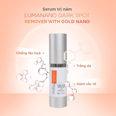 Tinh chất làm giảm nám da Luma Nano Dark Sport Remover with Gold Nano 20ml