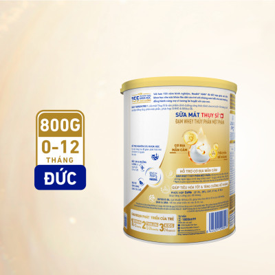 Thùng 6 lon Sữa bột Nestlé NAN SUPREMEPRO 1 800g nhập khẩu Đức với 5HMO & đạm Gentle Optipro (Dành cho trẻ từ 0 - 12 tháng tuổi)