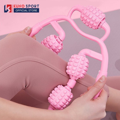 Con lăn massage KUNOSPORT giúp bắp chân tay thon gọn giãn cơ tập yoga,mát xa vai cổ nam nữ tiện lợi dụng cụ mát xa cao cấp