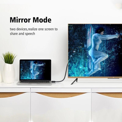 Ugreen UG50410HD104TK 100M màu Đen Cáp tín hiệu HDMI chuẩn 1.2 hỗ trợ phân giải 1080 - HÀNG CHÍNH HÃNG