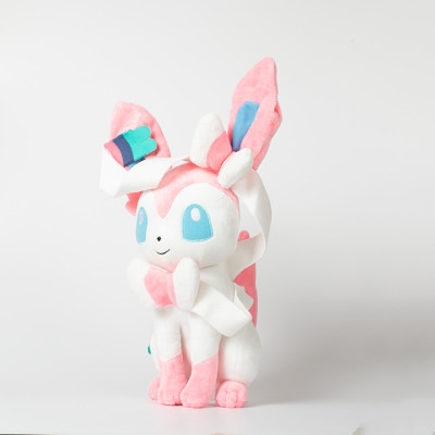 Gấu bông pokemon eevee (eevui) Sylveon hệ tiên (20cm--->30cm) nguyên tem nguyên tag xịn mịn đẹp hàng cao cấp, an toàn cho trẻ nhỏ