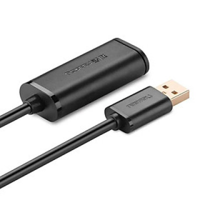 Ugreen UG10321US121TK 10M màu Đen Cáp tín hiệu nối dài USB 2.0 có chip khuếch đại cao cấp - HÀNG CHÍNH HÃNG