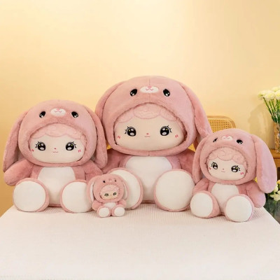 Thú nhồi bông baby three cosplay thỏ, khủng long, gấu trúc đáng yêu - Size từ 25cm đến 50cm - Quà tặng gấu bông êm mịn cho bé