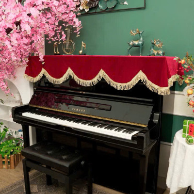 Khăn phủ đàn piano cơ đàn piano điện tử 88 phím phong cách Châu Âu cổ điển sang trọng chống bụi chống xước - Hàng chính hãng