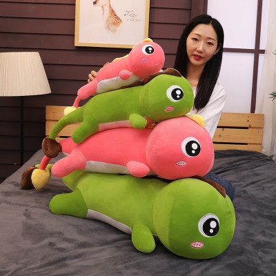 Gấu Bông Khủng Long Mắt Lồi Đuôi Tim Dễ Thương Siêu Cưng (55cm--->160cm) Gối Ôm Khủng Long Đuôi Tim Siêu Mềm Mịn, Êm Ái Hàng Cao Cấp