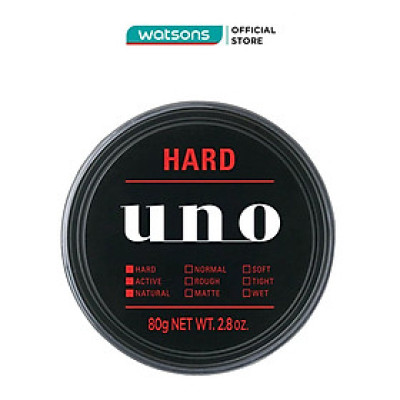 Sáp Vuốt Tóc UNO Tạo Kiểu Giữ Nếp Tự Nhiên 80g