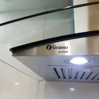 Máy hút mùi kính cong Grasso GS 9508- 700 (Made in Malaysia) - Hàng chính hãng