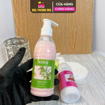 Kem Mềm Da Xina Hương Thơm Dâu Nha Đam Làm Nail, Thẩm Thấu Nhanh, Vòi Bơm Tiện Lợi, Chất Kem Mềm Xốp Màu Ngẫu Nhiên