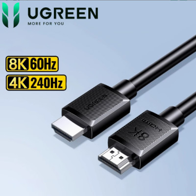 Cáp HDMI 2.1 dài 10M Ugreen 45436 48Gbps 8K@60Hz 4K@240Hz, HDCP 2.2&2.3 eARC HDR - Hàng Chính Hãng