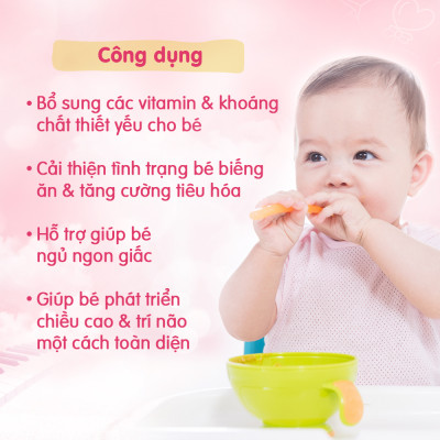 Siro Ăn Ngủ Ngon Cho Bé BobBaby Dân Khang Cải Thiện Chứng Biếng Ăn Giúp Bé Ăn Ngon Ngủ Sâu Giấc Hộp 20 ống x 10ml