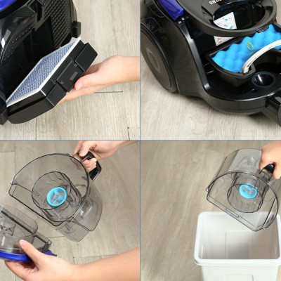 Máy hút bụi dạng hộp Samsung VC18M2120SB/SV - Hàng chính hãng