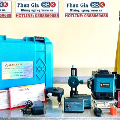 Máy Cân Bằng Laze Xanh 12 Tia Siêu Sáng AKUZA