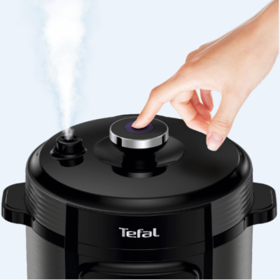 Combo Nồi áp suất điện đa năng Tefal CY601868 - 6 Lít & Bàn ủi hơi nước đứng Tefal IT3440E0 1800W - Hàng chính hãng 