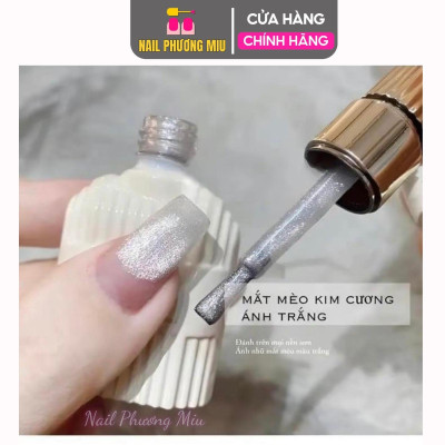 Sơn Gel Mắt Mèo Ánh Trăng Kim Cương Milan Pha Lê Vendeeni Chai 15ml, Đậm Mướt Độ Bóng Cao, Bền Màu Chuyên Dùng Làm Nail, Không Ố Móng Nail Phương Miu
