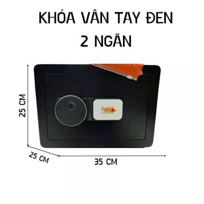 KÉT SẮT TIKO 25E VÂN TAY 2 TẦNG THÔNG MINH. MỞ BẰNG VÂN TAY KẾT HỢP KHÓA CƠ CAO CẤP