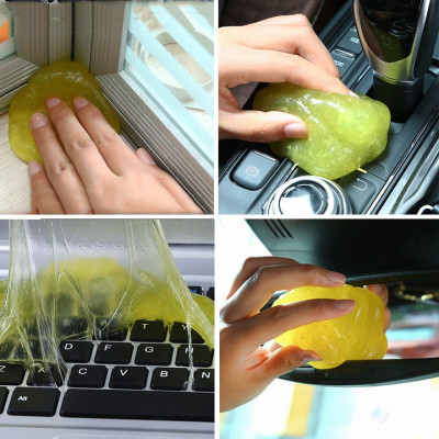 Gel làm sạch bụi bẩn bàn phím máy tính, laptop, làm sạch lọc gió ô tô không bết dính, có thể tái sử dụng nhiều lần - Hàng nhập khẩu