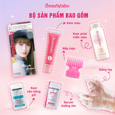 Thuốc nhuộm tóc tại nhà dạng kem Beautylabo Vanity 133ml - nhuộm dưỡng tóc mềm mượt chuẩn Nhật