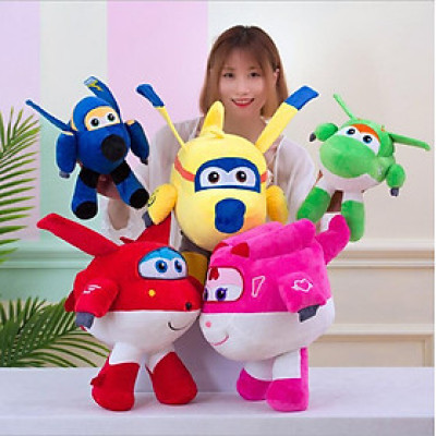 Gấu Bông Hoạt Hình Đội Xe Cứu Hộ Siêu Hot (20cm--->65cm) Trực Thăng Cứu Hộ Robocar Trong Đội Xe Cứu Hộ Robocar Poli Và Các Bạn