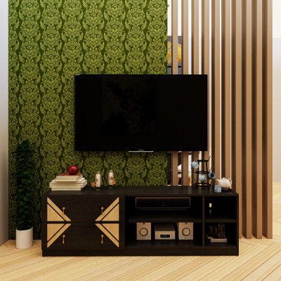 [Happy Home Furniture] CHARIS, Kệ TV 2 ngăn kéo, 160cm x 40cm x 50cm ( DxRxC), KTV_030