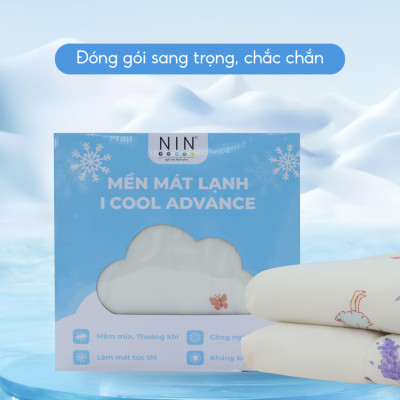 [CHĂN HÈ MÁT LẠNH] Mền lạnh I Cool Advance NIN House NM8032 160x210cm | Chăn chần bông Ice Silk, Chăn điều hoà nhiều độ