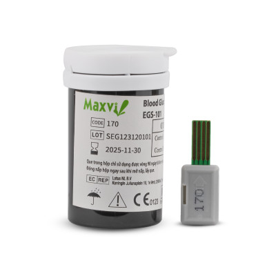 Máy đo đường huyết Maxvi BGM-102 (bộ 25 que/kim )