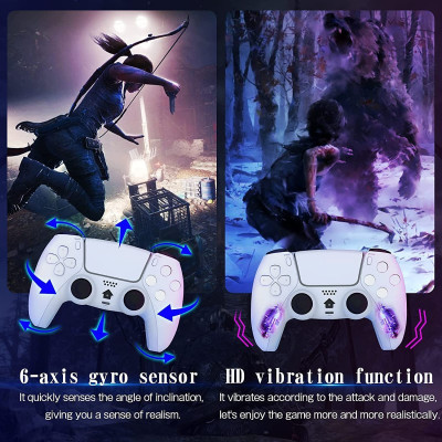 Gamepad Tay Game Không dây Bluetooth P4+ / T28 cho máy tính - điện thoại hàng nhập khẩu