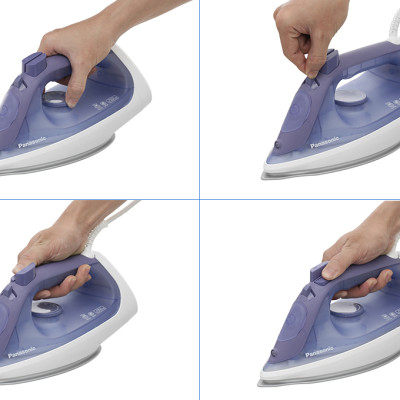 Bàn ủi hơi nước Panasonic NI-S530ARA 2300W - Công suất khỏe - Hơi phun mạnh mẽ - Chống đóng cặn - Hàng chính hãng - Bảo hành chính hãng 12 tháng