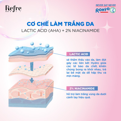 Xịt khử mùi, khóa mùi tỏa hương thơm tự nhiên cơ thể Refre Lactone Whitening 30ml